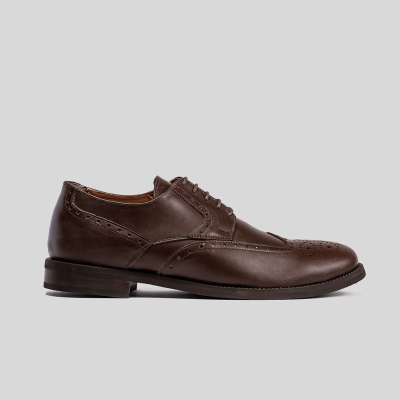 TRAUKO - Zapato Hombre Cuero Café Brandy Trauko Montecarlo