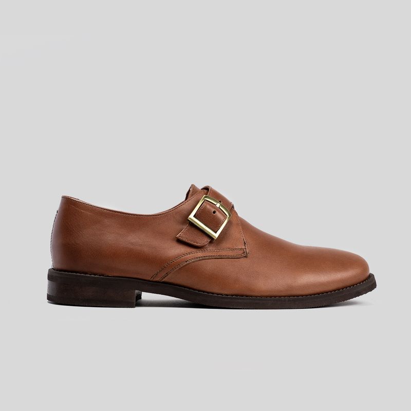 TRAUKO - Zapato Hombre Cuero Camel Trauko York