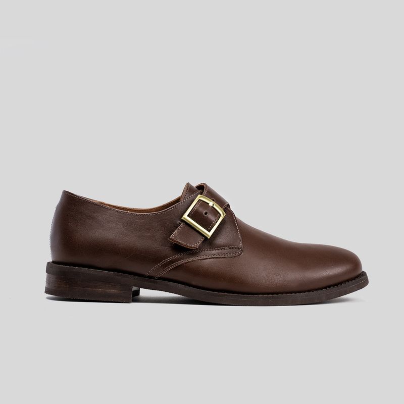 TRAUKO - Zapato Hombre Cuero Café Brandy Trauko York