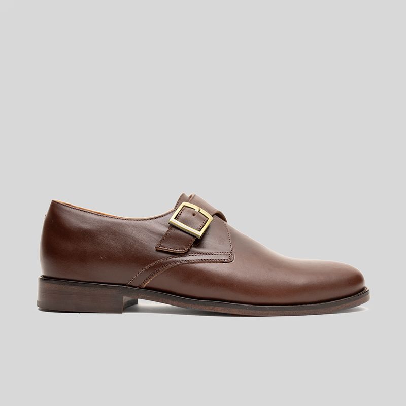 TRAUKO - Zapato Hombre Cuero Café Oscuro Trauko York