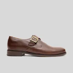 TRAUKO - Zapato Hombre Cuero Café Oscuro York