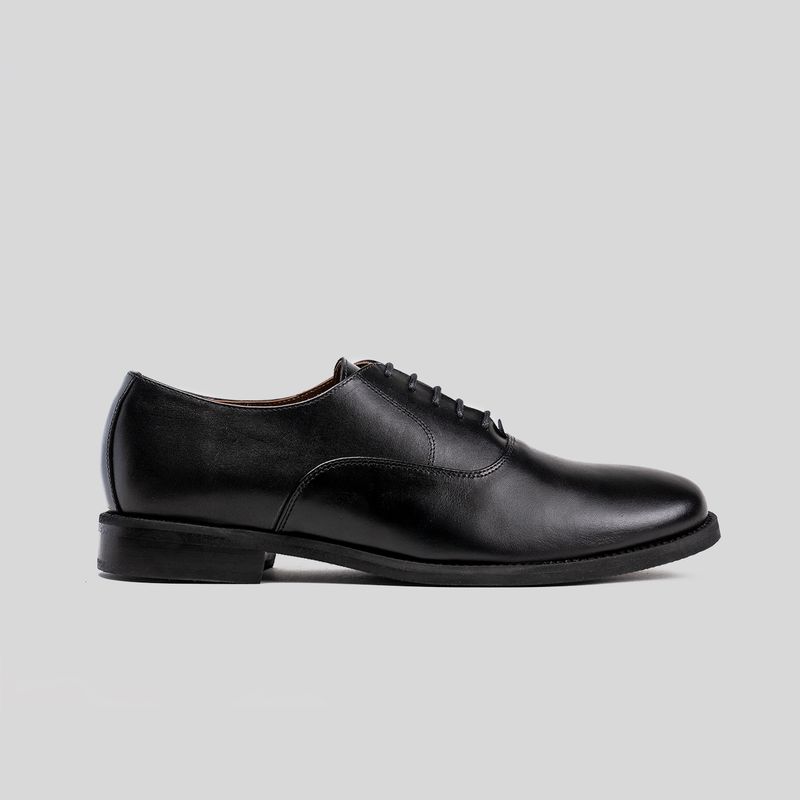 TRAUKO - Zapato Hombre Cuero Negro Trauko Palermo