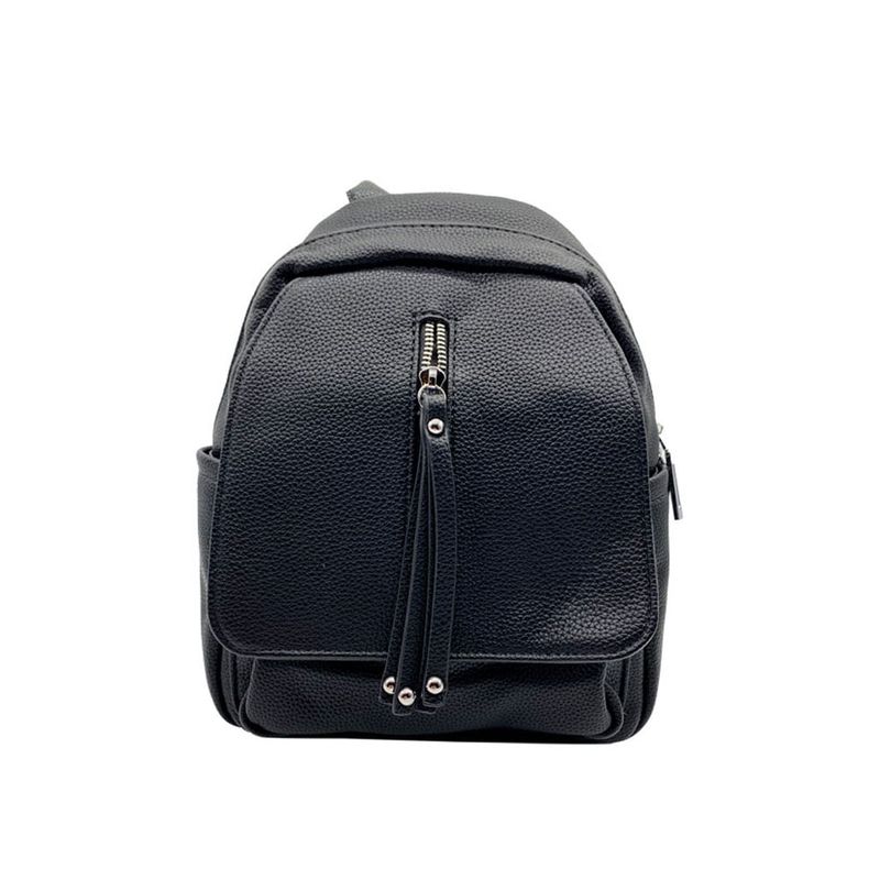 TODOPIEL - Mochila Ecocuero Negro CRX19 Todopiel