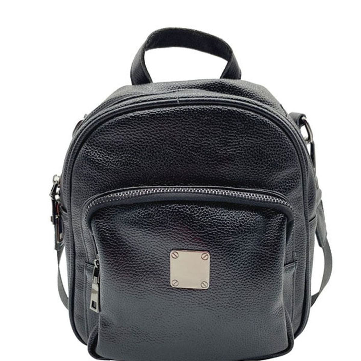 TODOPIEL - Mochila Cuero Negro CRU75 Todopiel