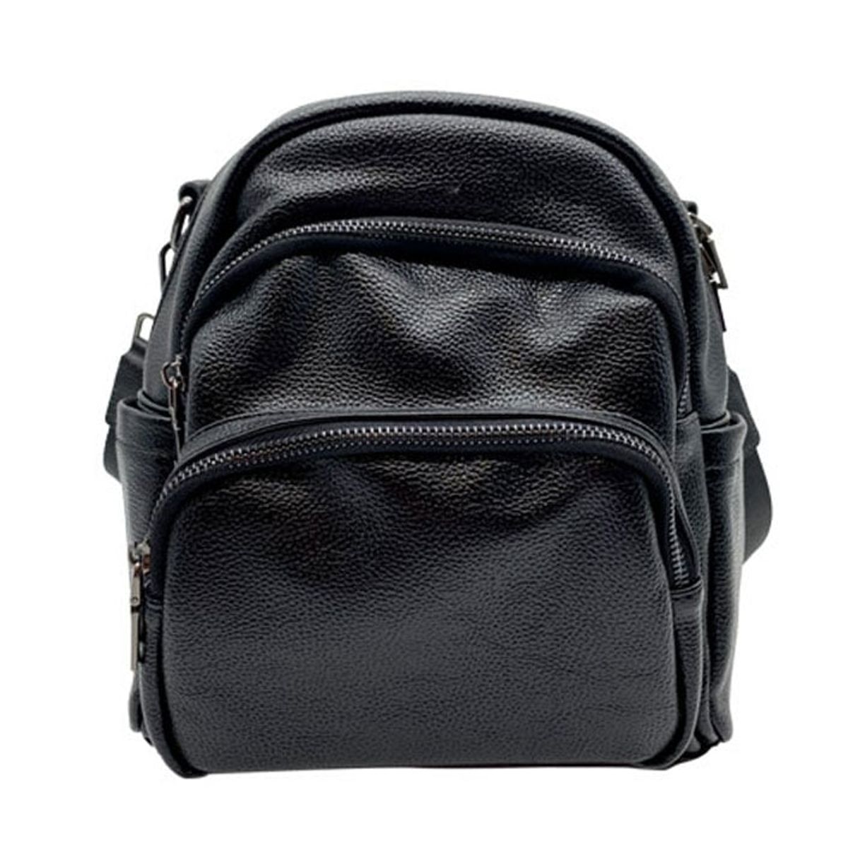 TODOPIEL - Mochila Cuero Negro CRU76 Todopiel