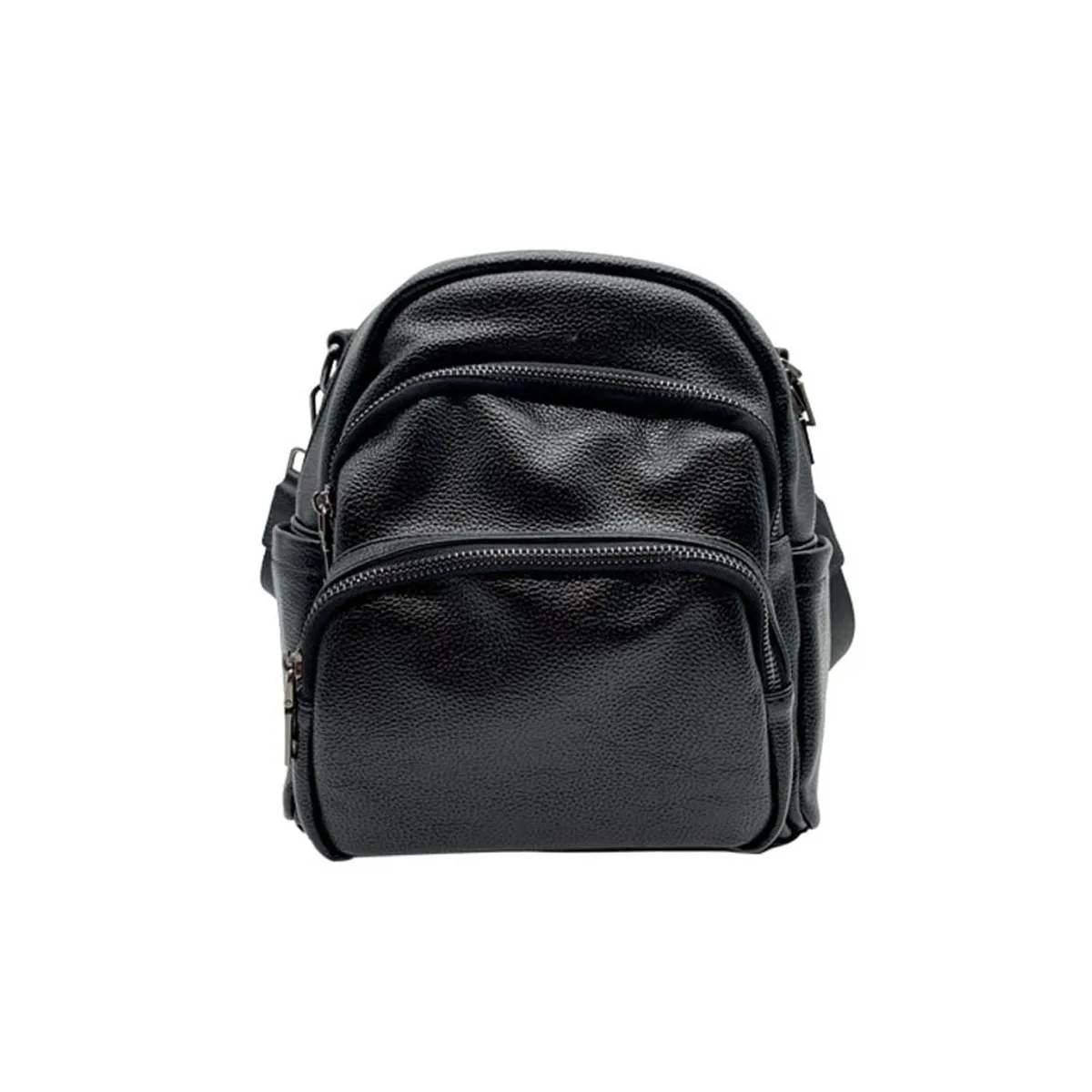 TODOPIEL - Mochila Cuero Negro CRU76 Todopiel