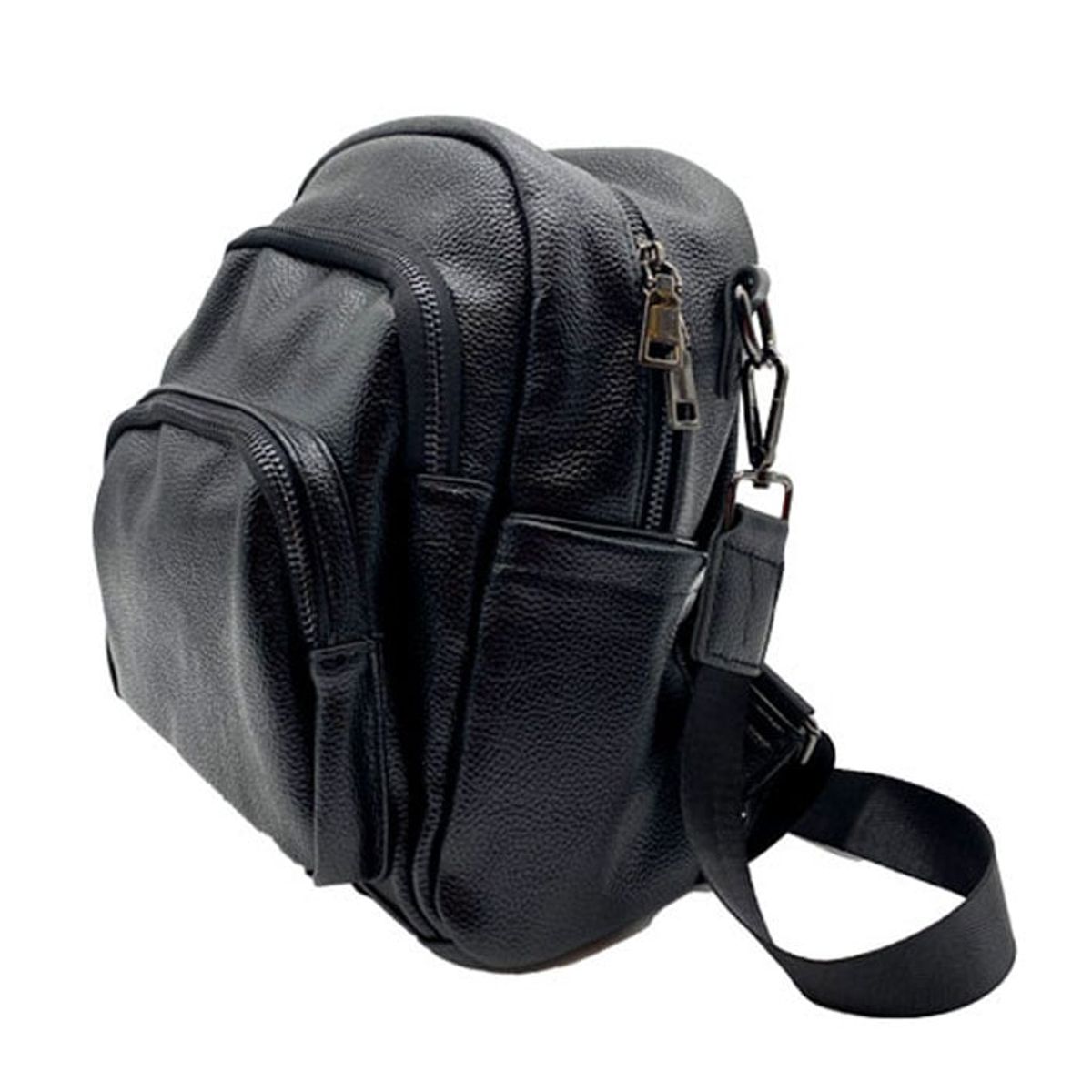 TODOPIEL - Mochila Cuero Negro CRU76 Todopiel