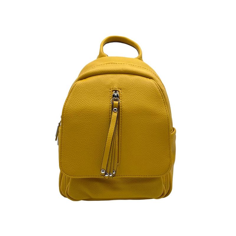 TODOPIEL - Mochila Ecocuero Amarillo CRX19 Todopiel
