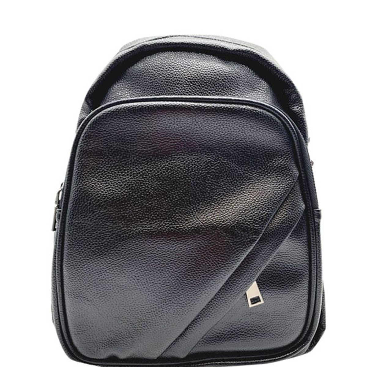 TODOPIEL - Mochila Cuero Negro CRU74 Todopiel