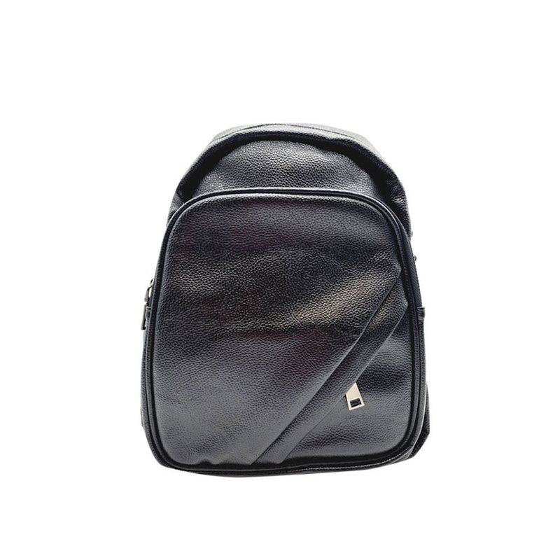 TODOPIEL - Mochila Cuero Negro CRU74 Todopiel