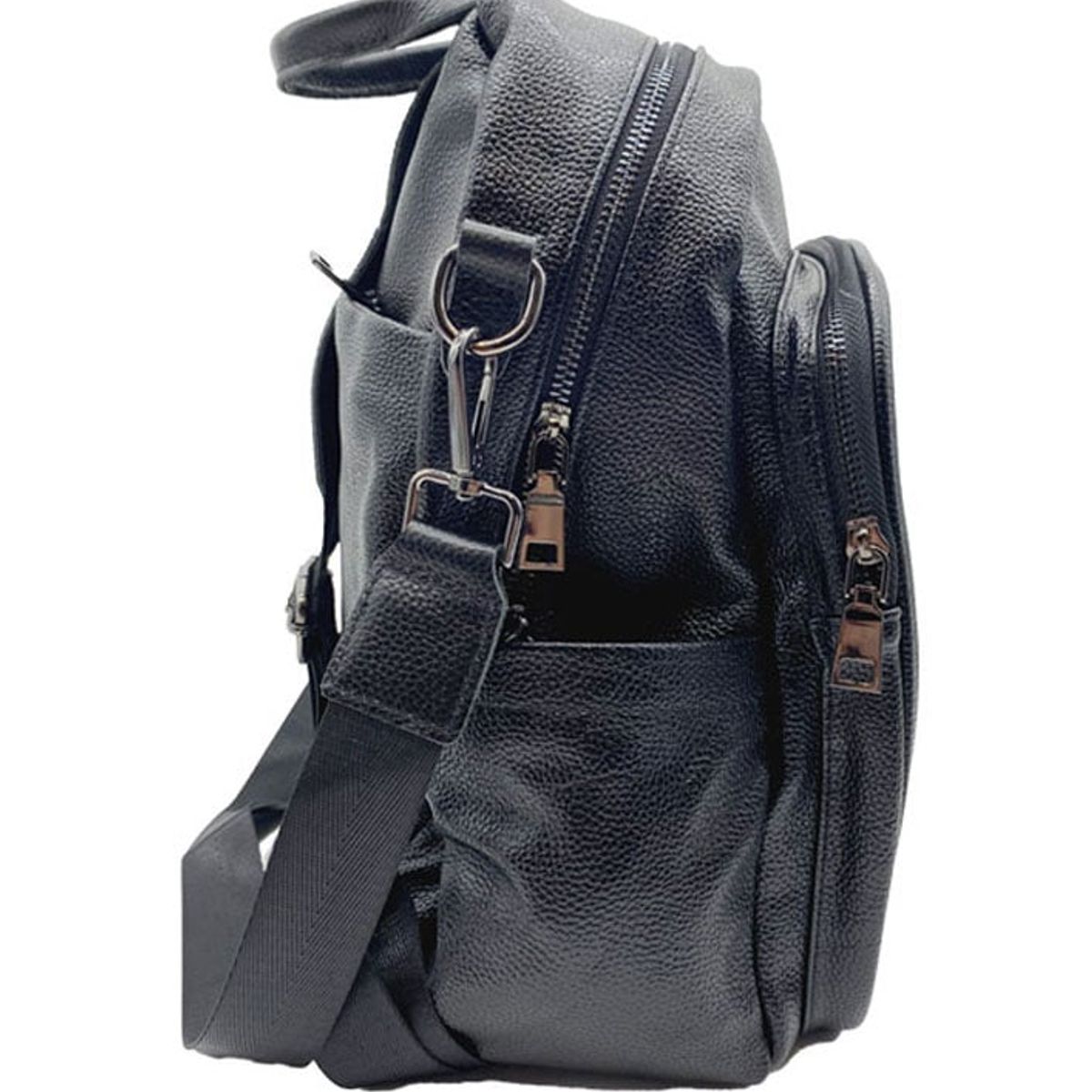 TODOPIEL - Mochila Cuero Negro CRU74 Todopiel