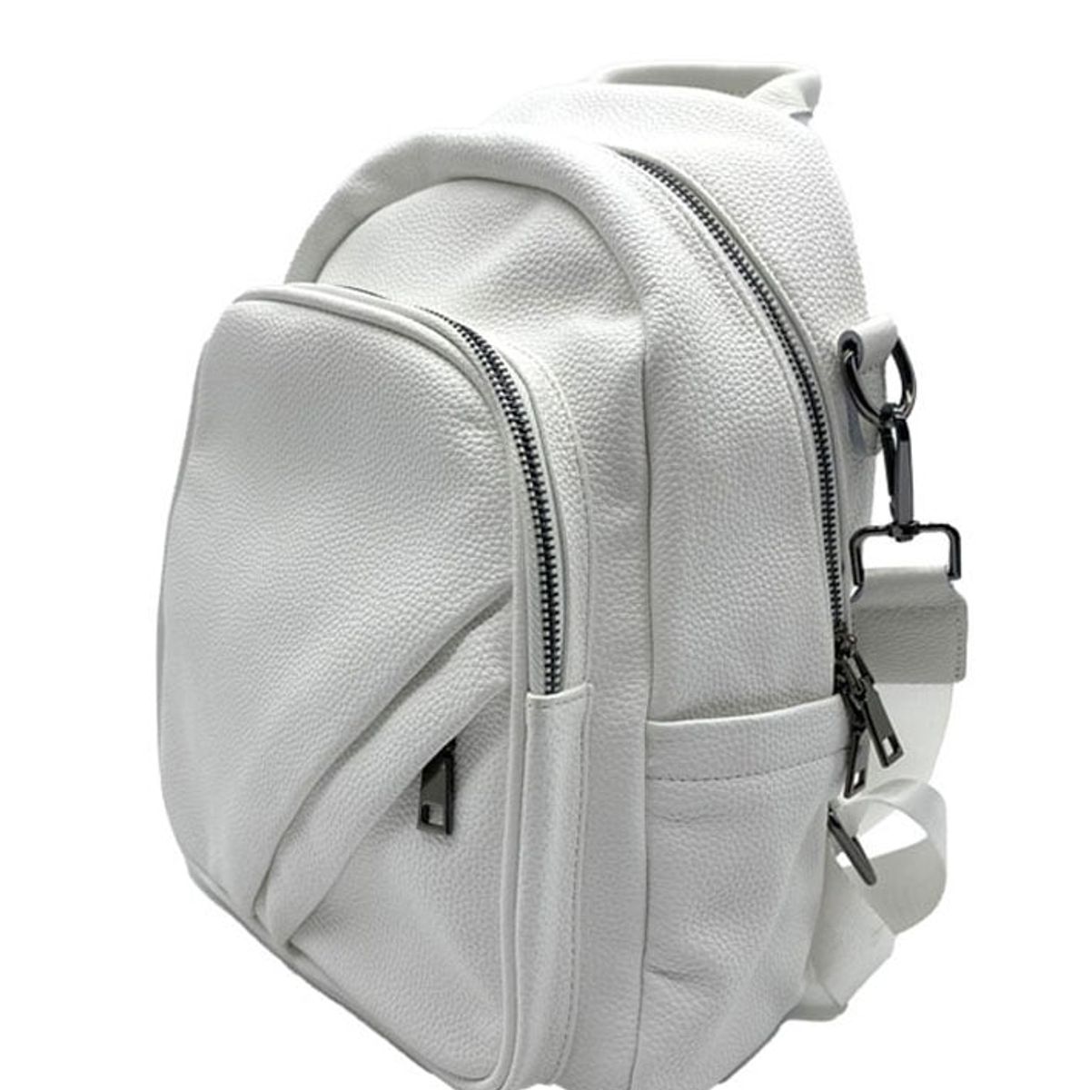 TODOPIEL - Mochila Cuero Blanco CRU74 Todopiel