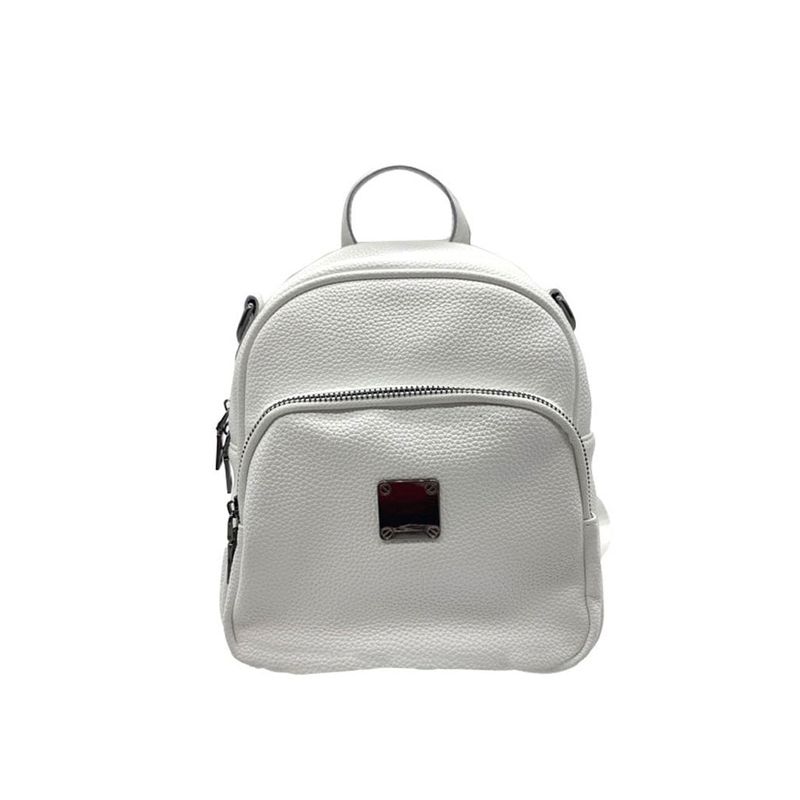 TODOPIEL - Mochila Cuero Blanco CRU75 Todopiel