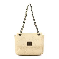 AMPHORA - Cartera bandolera pequeña verona blanco crudo