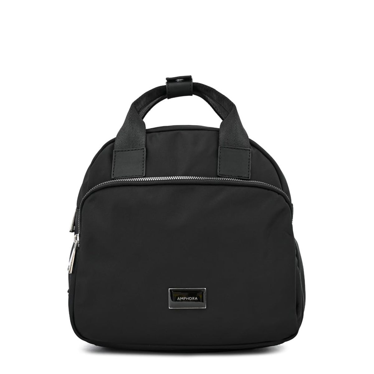 AMPHORA - Mochila lorraine mediana negro especial