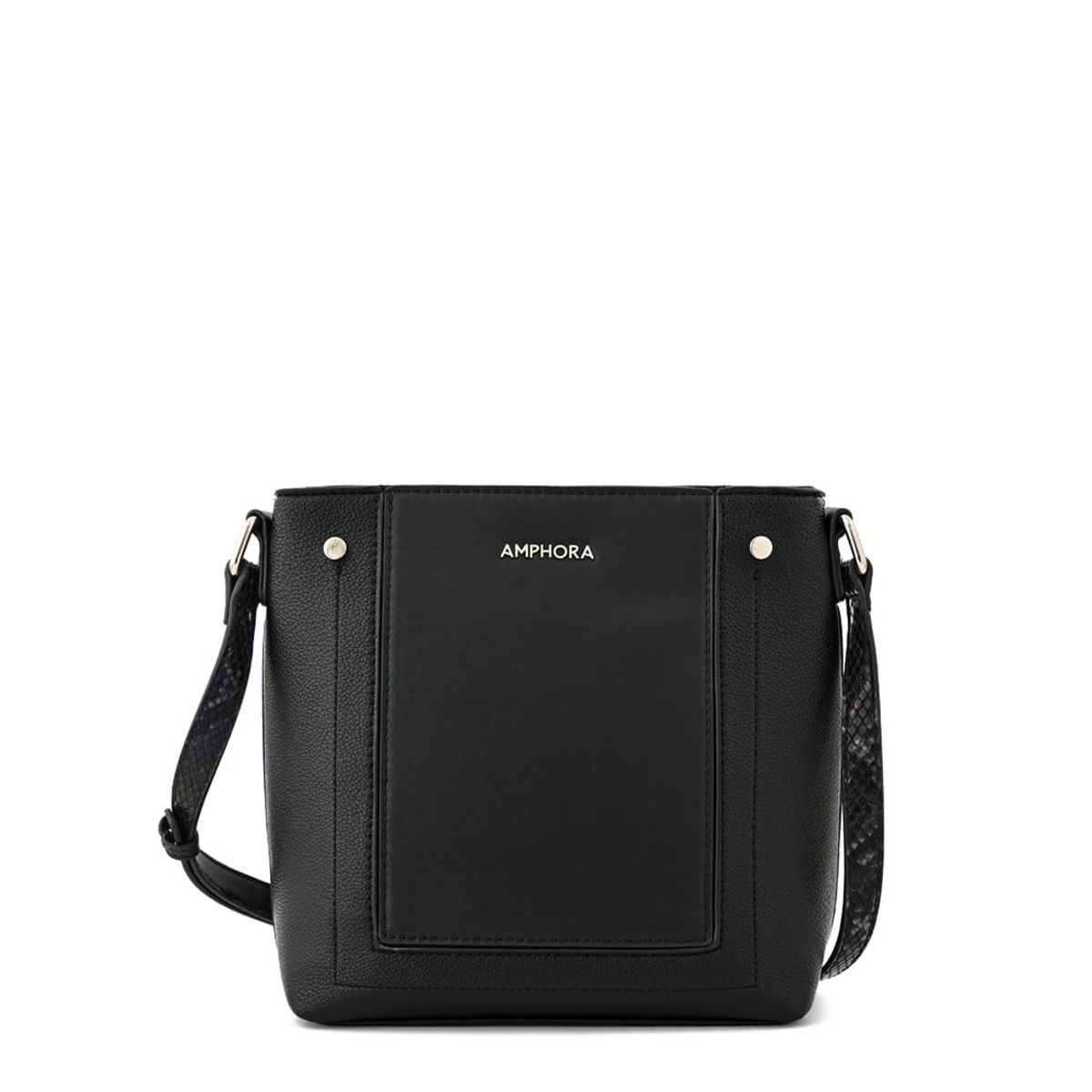 AMPHORA - Cartera bandolera amina negro