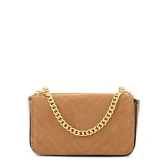 AMPHORA - Cartera bandolera con tapa pequeña molly camel
