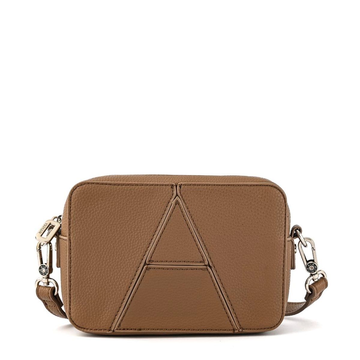 AMPHORA - Cartera Bandolera pequeña andrea taupe oscuro