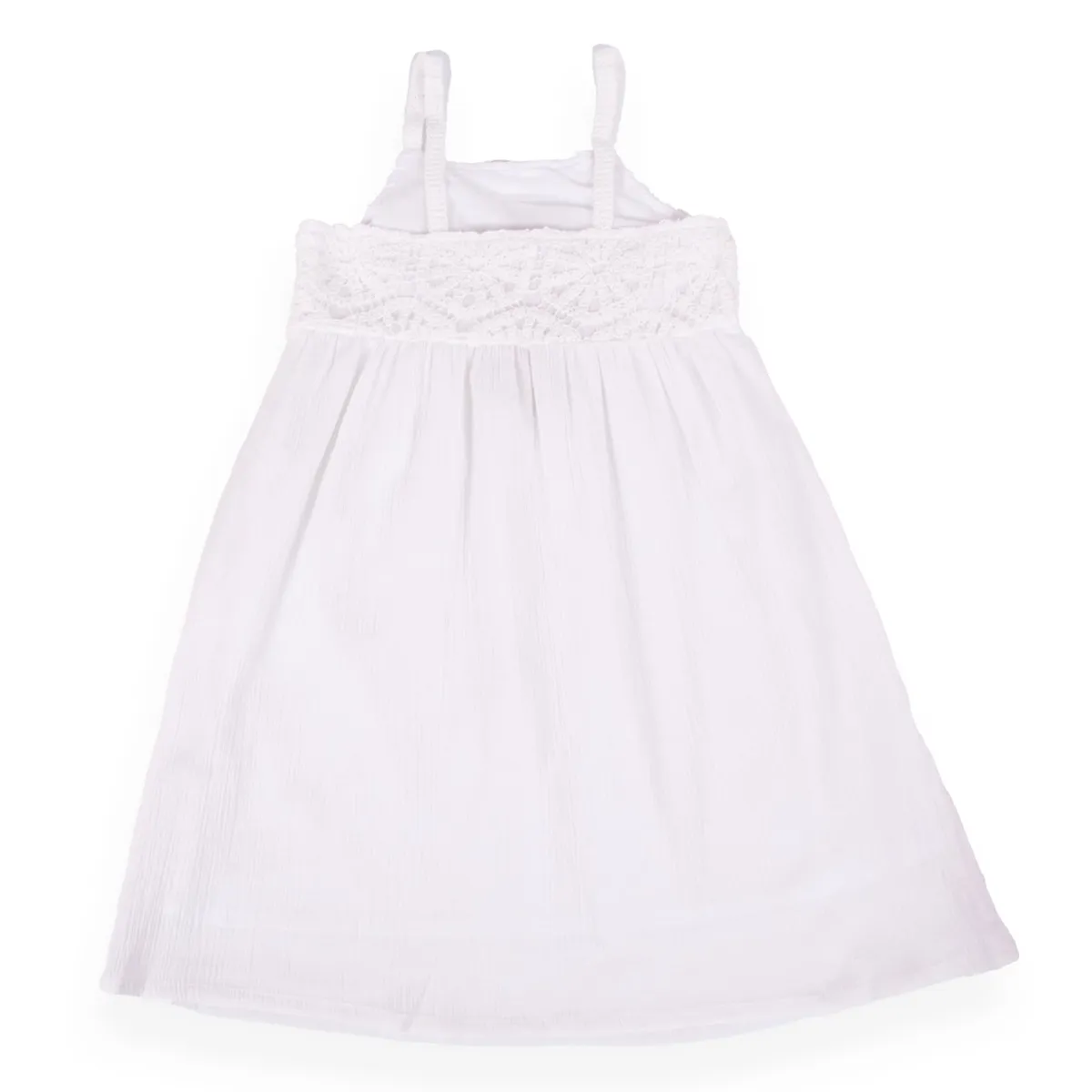 PILLIN - Vestido Niña - Blanco