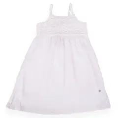 PILLIN - Vestido Niña - Blanco