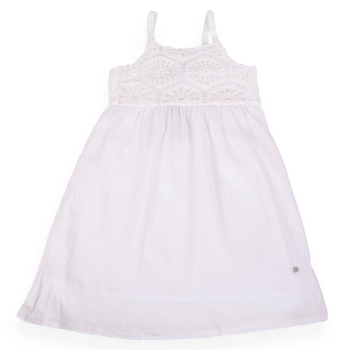 PILLIN - Vestido Niña - Blanco