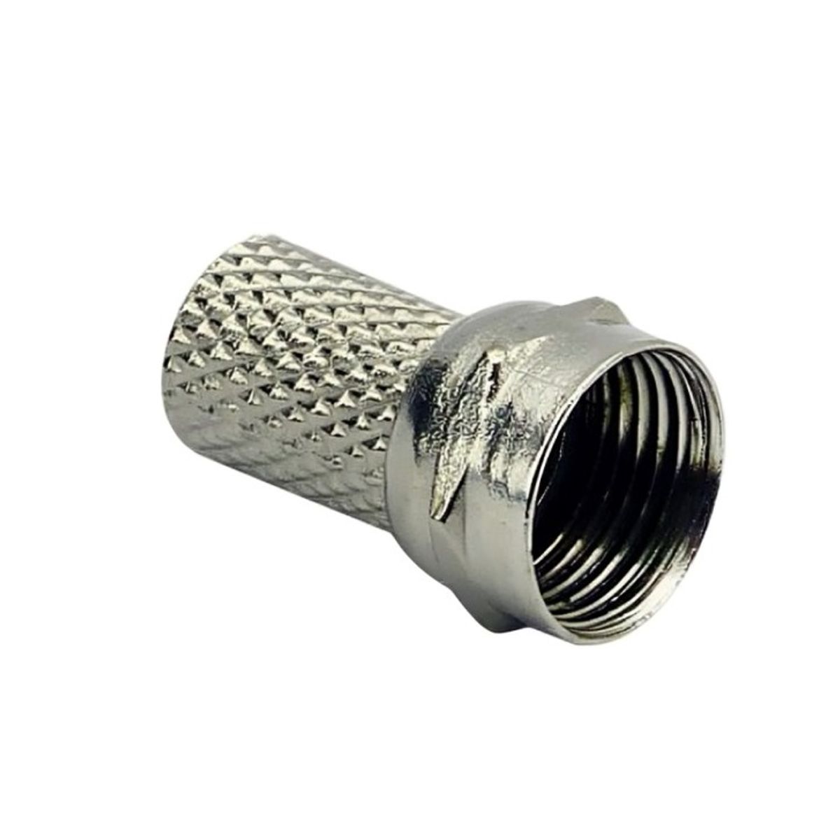 OEM - Conector Coaxial RG-6 Metálico de Alta Resistencia