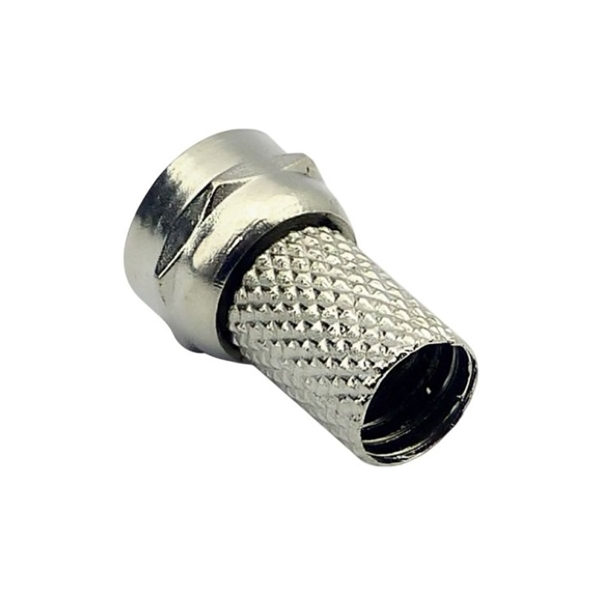 OEM - Conector Coaxial RG-6 Metálico de Alta Resistencia