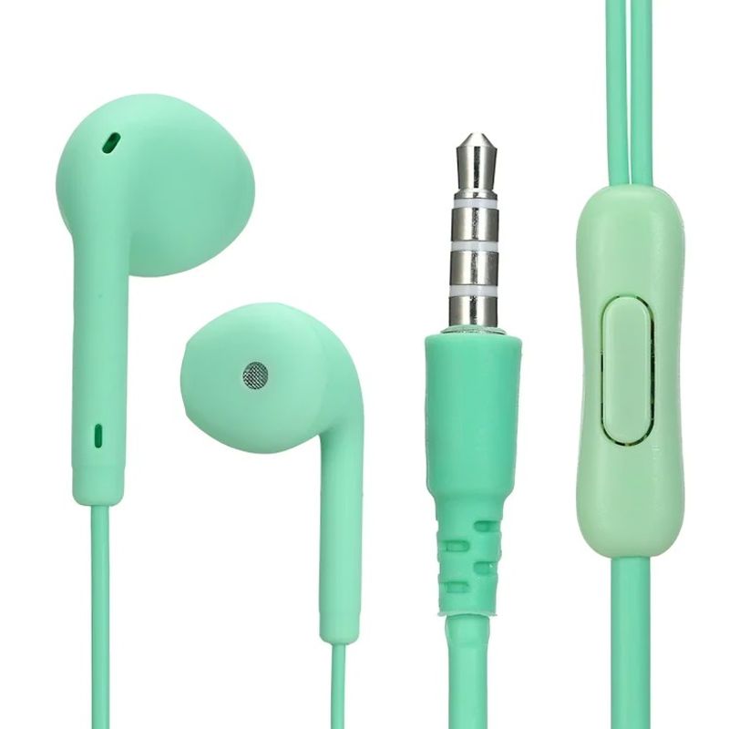 OEM - Audifono In-Ear U19 con Micrófono en Color Verde