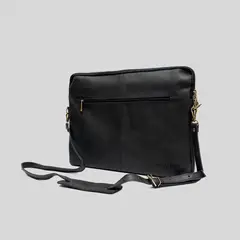 TRAUKO - Maletín Unisex Cuero Negro Chicago