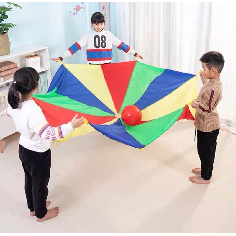 HAOKIDS - Paracaídas o parachute para dinámicas de juego grupal