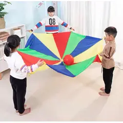 HAOKIDS - Paracaídas o parachute para dinámicas de juego grupal