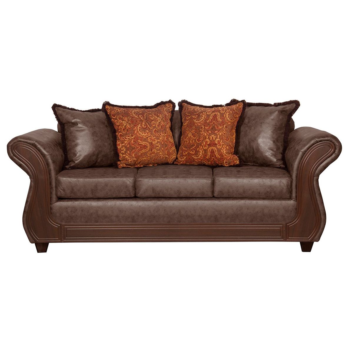 BLACK FACTORY - Juego de Living 3 2 Palermo Chocolate.