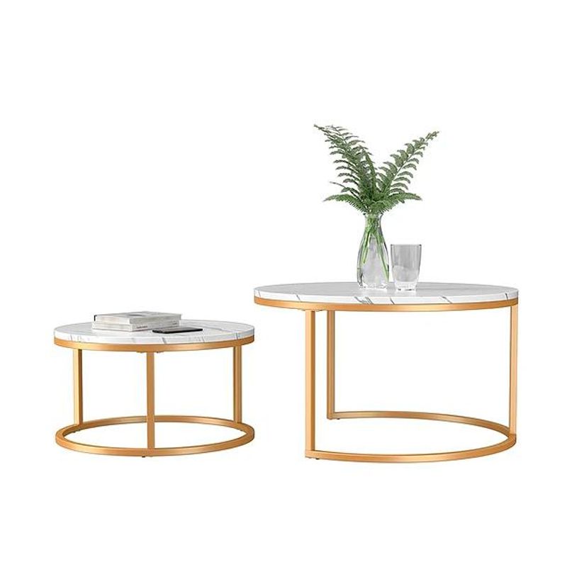 TIENDA EL GARAGE - Mesa de centro Nido 2 pcs Marmolada 5070 cm