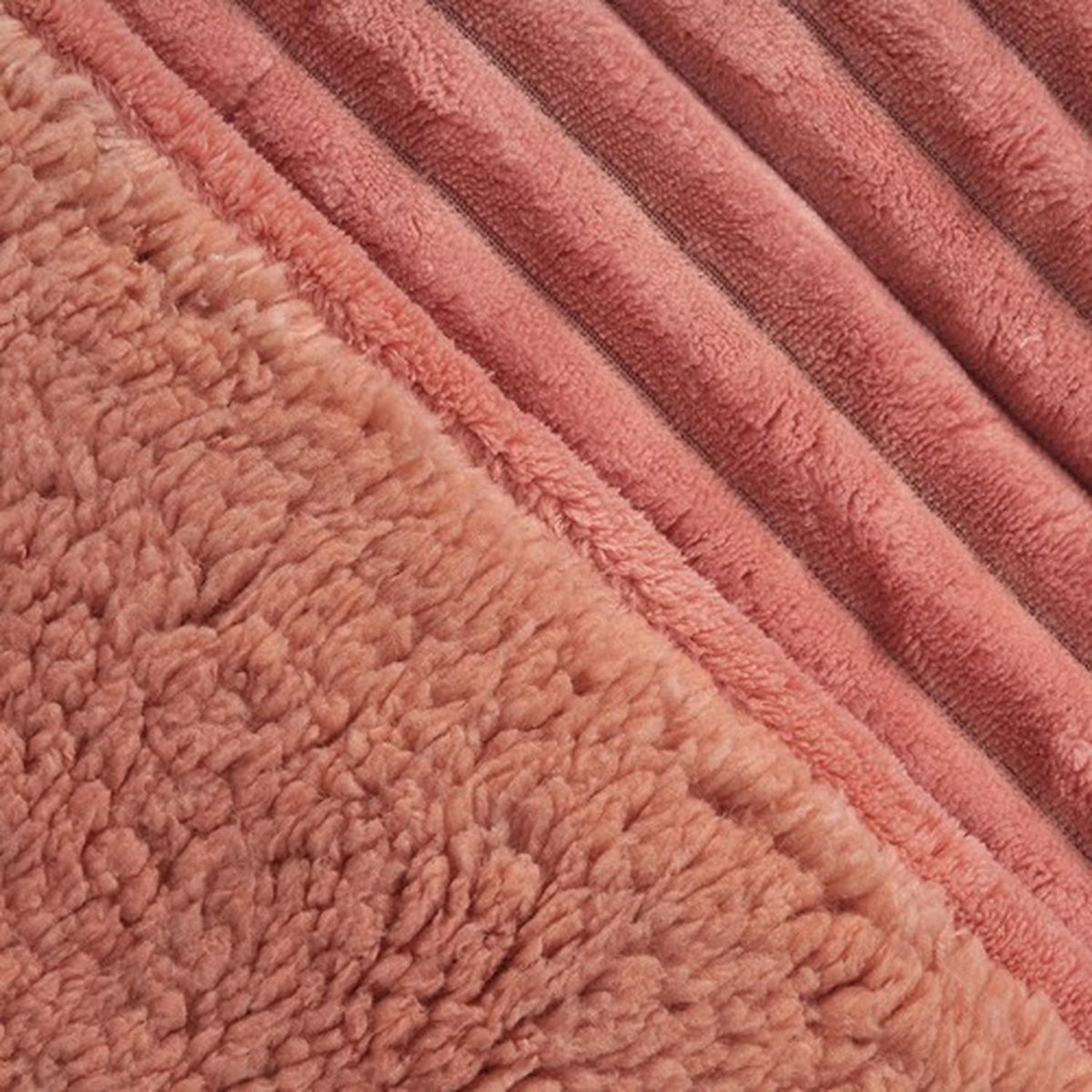 MASHINI - Plumón Corduroy Coral Sherpa 15 P Terracota