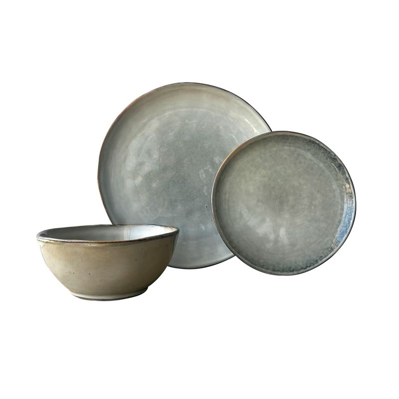 IMAHE - SET VAJILLA 18 PIEZAS CERAMICA LINEA TERRA