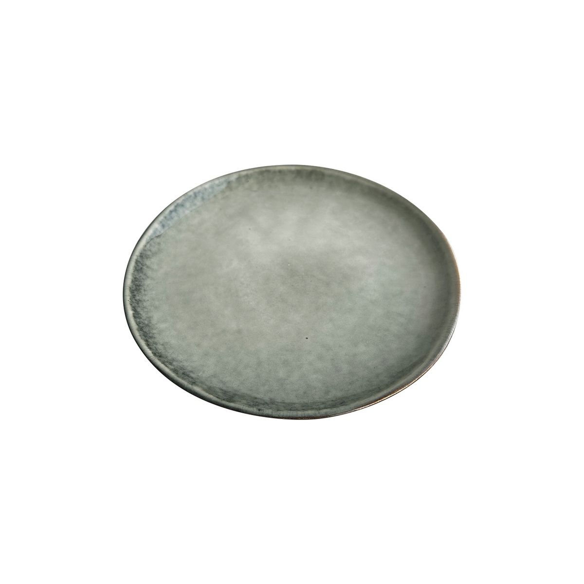 GENERICO - SET DE 6 PLATO REDONDO CERAMICA TIPO GRES 21CM