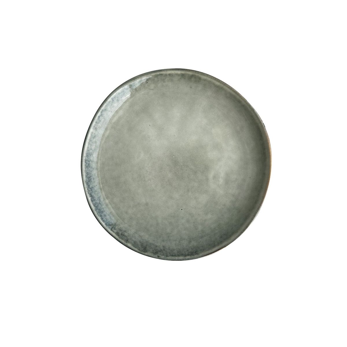 GENERICO - SET DE 6 PLATO REDONDO CERAMICA TIPO GRES 21CM