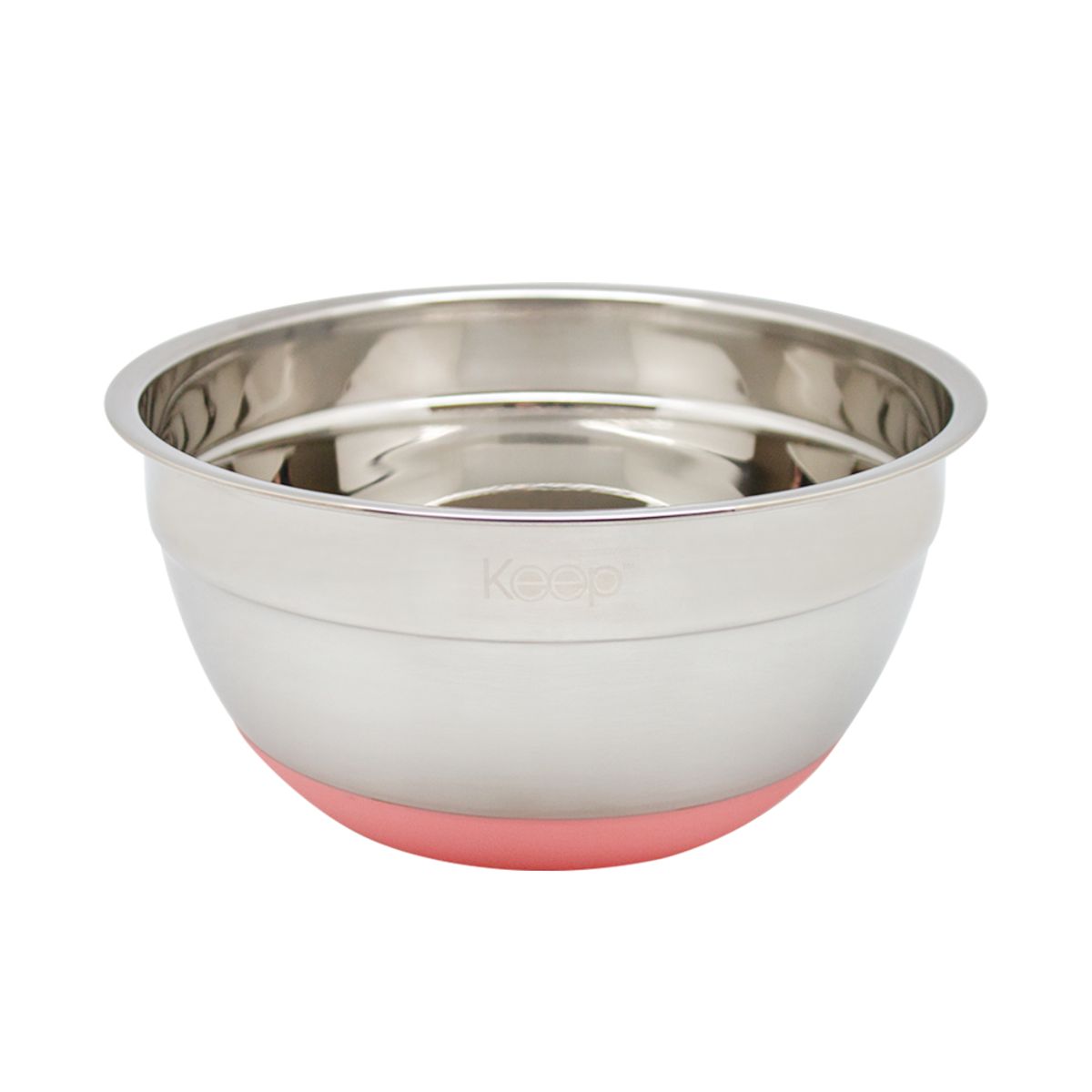 KEEP - BOWL ACERO INOX. 20 CM SILICONA ANTIDESLIZANTE KEEP