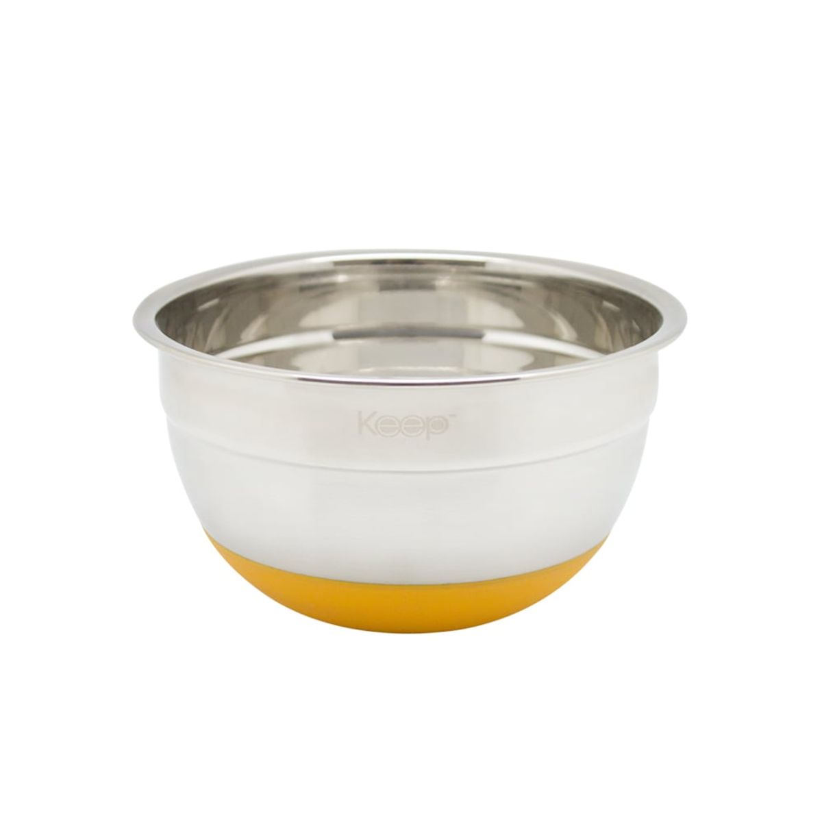 KEEP - BOWL ACERO INOX. 16 CM SILICONA ANTIDESLIZANTE KEEP