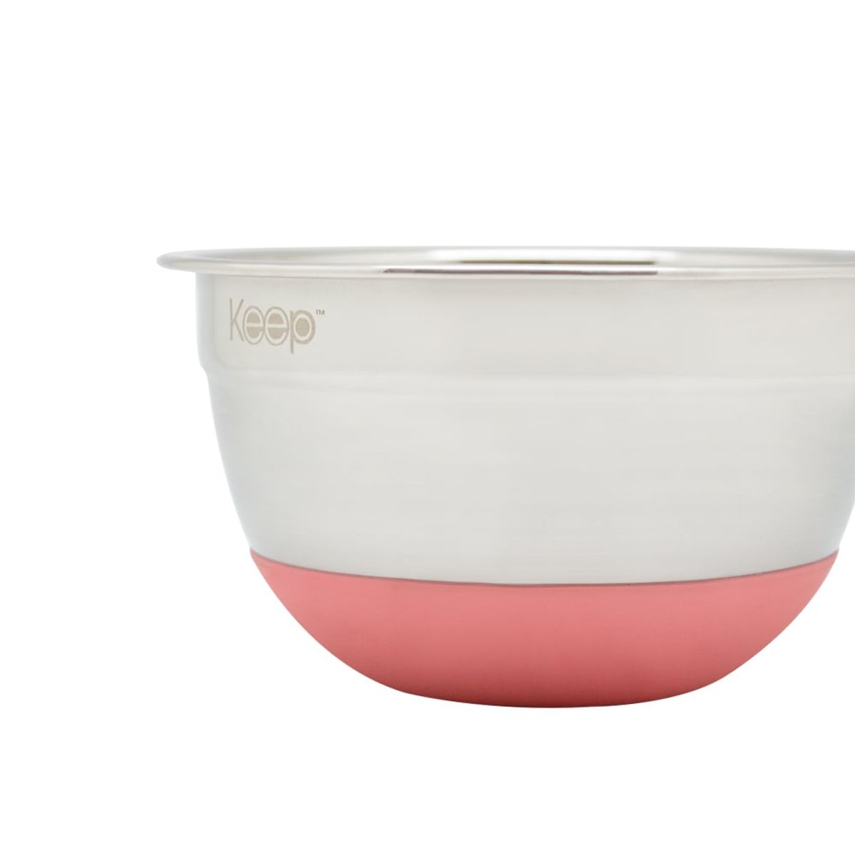 KEEP - BOWL ACERO INOX. 14 CM SILICONA ANTIDESLIZANTE KEEP