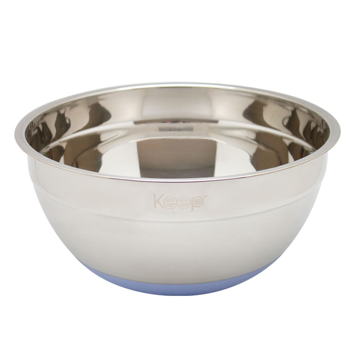 KEEP - BOWL ACERO INOX. 24 CM SILICONA ANTIDESLIZANTE KEEP