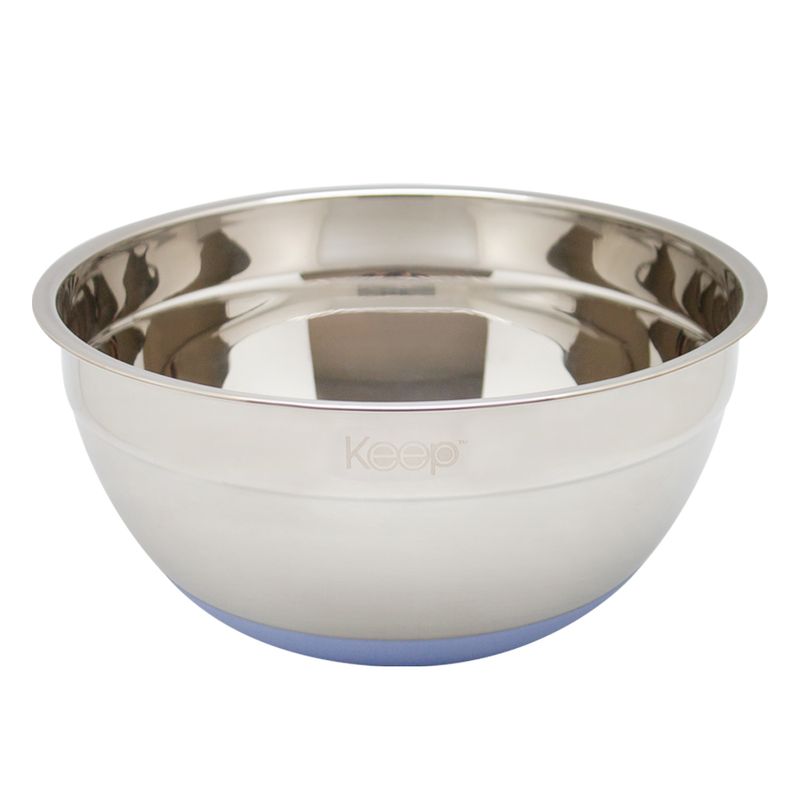WAYU - BOWL ACERO INOX. 24 CM SILICONA ANTIDESLIZANTE KEEP
