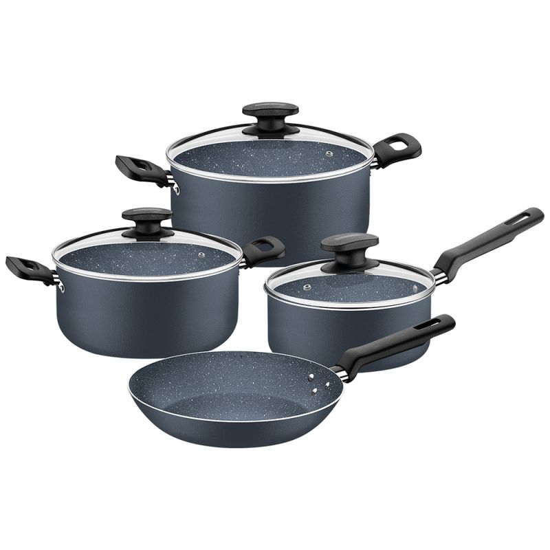 TRAMONTINA - Tramontina Batería De Cocina 7 Piezas Azul