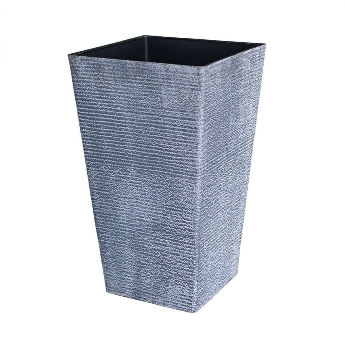 GENERICO - Macetero Plastico Alargado Premium Base Cuadrada Conica - Azul