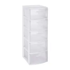 QRUBBER - Cajonero 5 Niveles Eclypse Blanco MQ