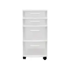 QRUBBER - Cajonero 4 Niveles Eclypse Blanco MQ