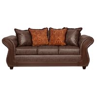 Sofá 3 Cuerpos Palermo Chocolate