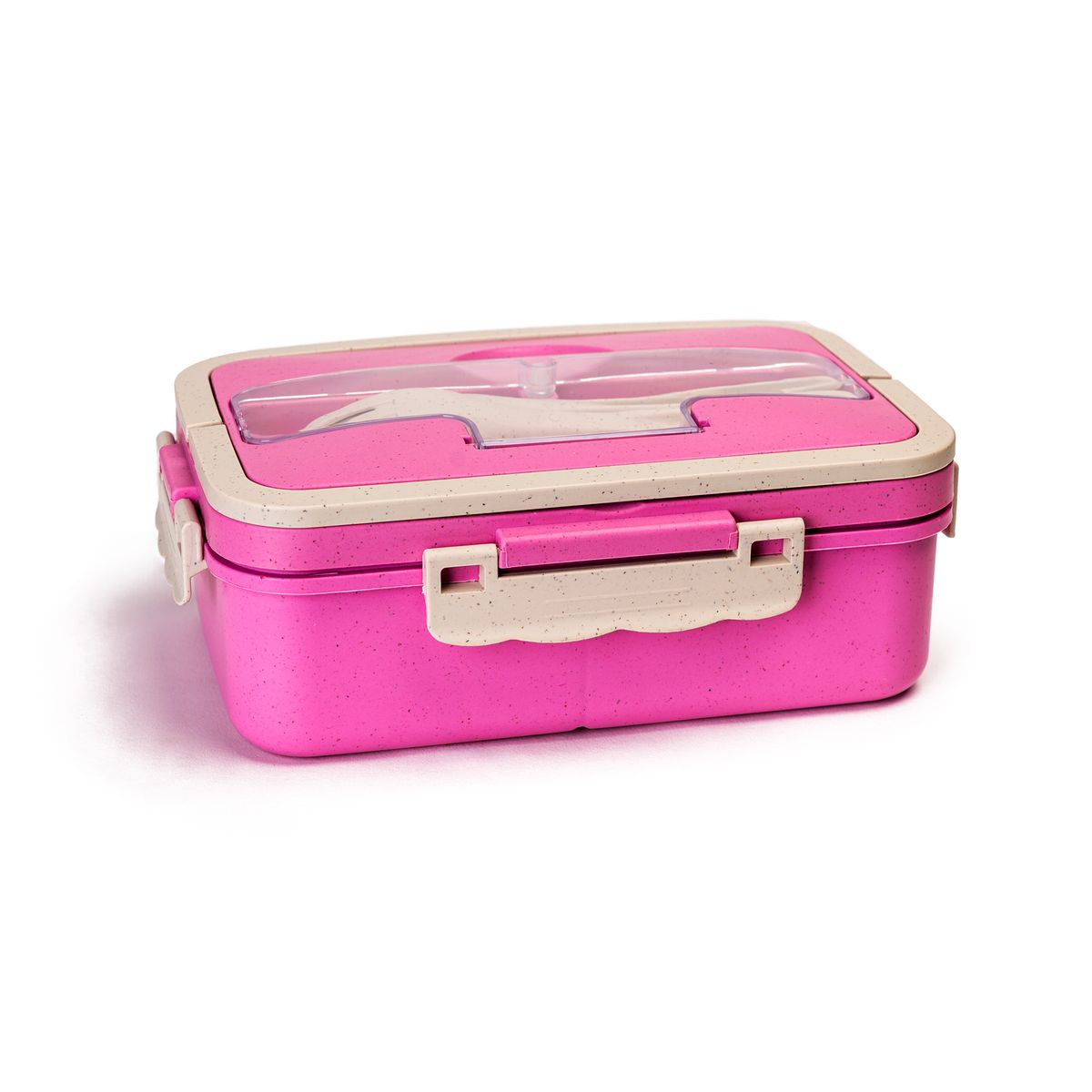 CHINITOWN - Lonchera Hermética Tres Compartimientos Rosado Chinitown