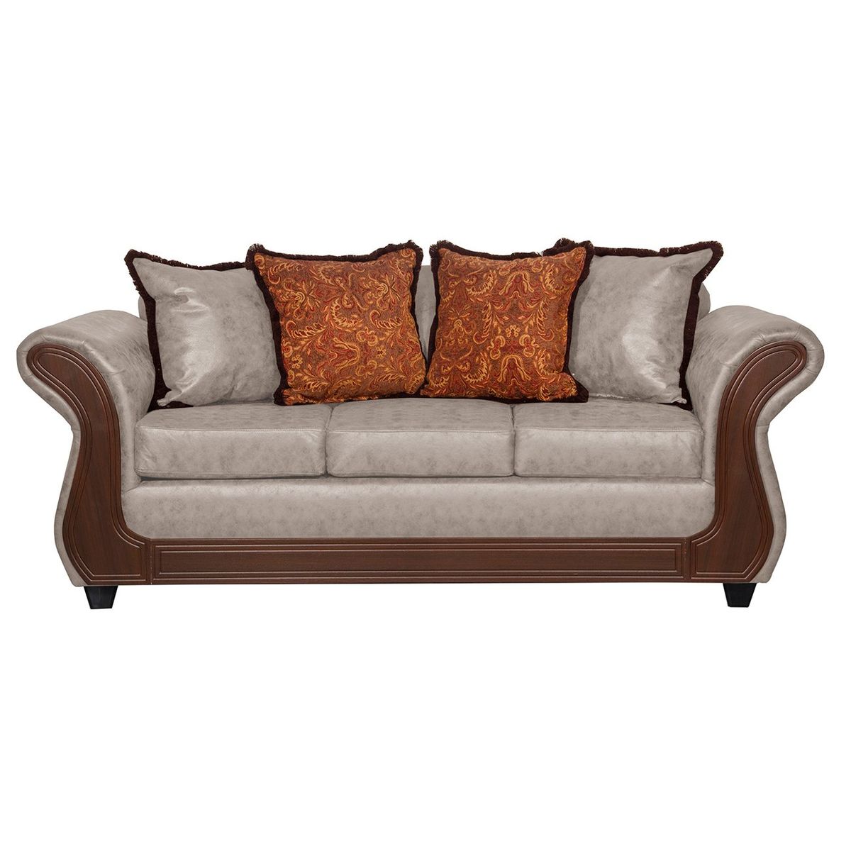 GENERICO - Sofá 3 Cuerpos Palermo Crema