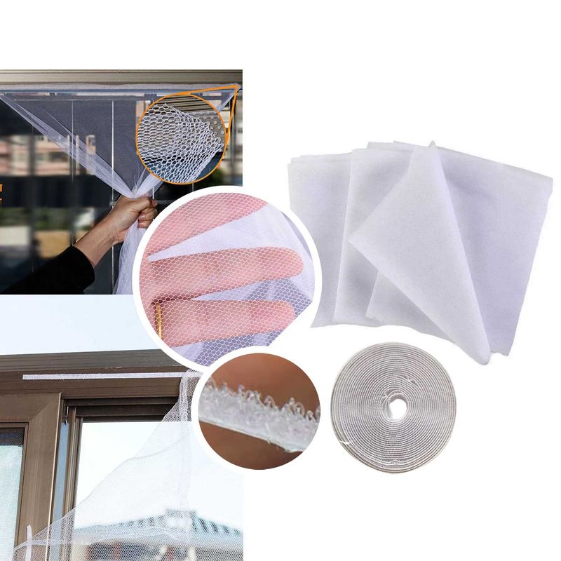 GENERICO - PACK 2 - Malla Anti Mosquito Para Ventanas 150 x 150 cm